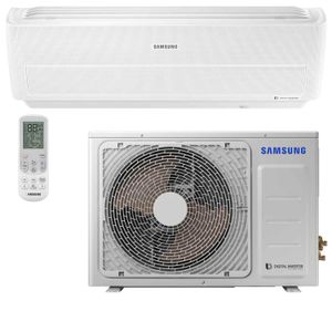 Ar Condicionado Digital Inverter Wind Free Samsung com 12.000 BTUs, Quente e Frio Branco - AR12NSPXBWKXAZ