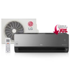 Ar Condicionado Split LG DUAL Inverter Artcool ate 70% + Economico, 22.000 BTUs, Quente e Frio, Espelhado, 220 V - S4-W24KERP1