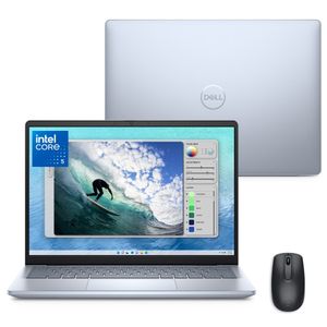 Notebook Dell Inspiron I14-I120U-M10M 14" FHD+ Intel® Core™ 5 120U 8GB 512GB SSD Windows 11 Prata Gelo + Mouse WM118