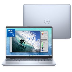 Notebook Dell Inspiron I14-I120U-M30 14" FHD+ Intel® Core™ 5 120U 16GB 1TB SSD Windows 11 Prata Gelo