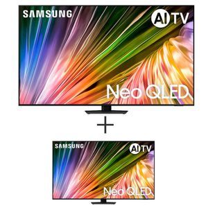 Smart TV Samsung AI Big Neo QLED 4K 85" Polegadas 85QN85D + Smart TV Samsung AI Neo QLED 4K 55" Polegadas 55QN85DA