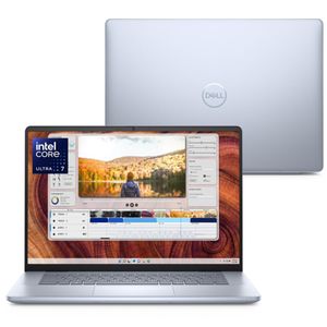 Notebook Dell Inspiron Plus I16-U7155H-M30 16" QHD+ Intel® Core™ Ultra 7 155H 32GB 1TB SSD RTX4060 Win 11 Prata Gelo