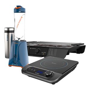 Kit Cadence Churrasqueira - Cooktop e Blender Zoop Sport