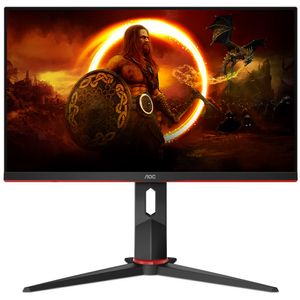 Monitor Gamer AOC 27" 144Hz/165Hz 1ms Ajuste de Altura, Preta e Vermelho - 27G2S/BK