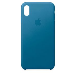 Capa Protetora para iPhone XS Max em Couro Azul Cape Cold - Apple - MTEW2ZM