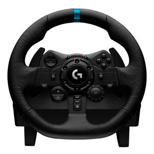 Volante Logitech G923 Racing Wheel Para PS5, PS4 E PC com Force Feedback Trueforce Preto - 941000148