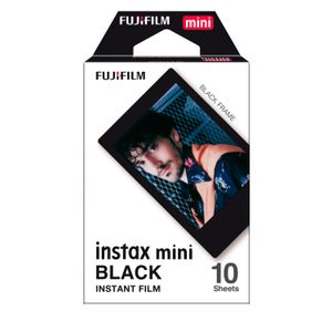 Filme Fujifilm Instax Mini Preto 10 Fotos, 54 X 86 mm, ISO 800