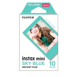 Filme Fujifilm Instax Mini Azul 10 Fotos, 54 X 86 mm, ISO 800