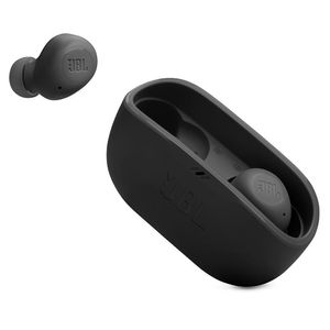 Fone De Ouvido Bluetooth JBL Wavebuds Intra TWS Preto Até 32h De Bateria, IP54, Com Microfone