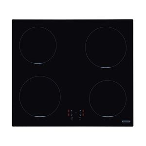 Cooktop por Indução Tramontina Square Basic 4EI 60 em Vitrocerâmico e 04 Bocas, 09 Níveis de Potência Preto - 94751