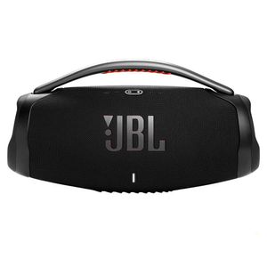 Caixa De Som Bluetooth JBL Boombox 3 Preta Até 24h de Reprodução IP67 À Prova d´água 130W