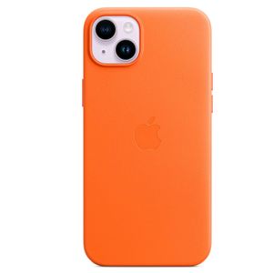 Capa para iPhone 14 Plus com MagSafe de Couro Laranja - Apple - MPPF3ZE/A