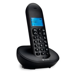 Telefone Dect sem Fio Motorola com Identificador de chamadas e Viva-Voz Preto - MT150-2