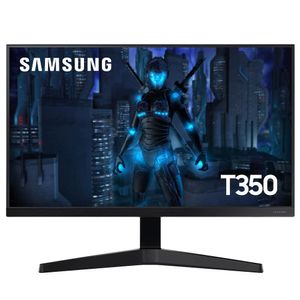 Monitor Gamer Samsung 24" FHD, 75Hz, HDMI, VGA, Freesync, Preto, Série T350