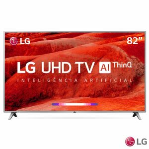 Smart TV LG UHD 4K 82" com Smart Magic e LG ThinQ AI e Wi-Fi - 82UM7570PSB