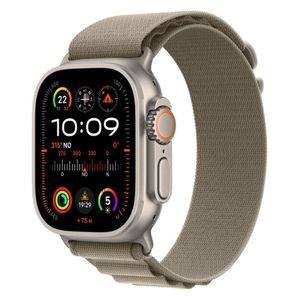 Apple Watch Ultra 2 (GPS + Cellular) 49 mm Caixa de Titânio  com Pulseira Loop Alpina Oliva M