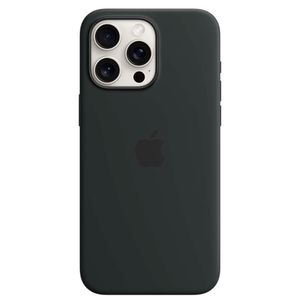 Capa para iPhone 15 Pro Max com MagSafe de Silicone Preto - Apple - MT1M3ZM/A