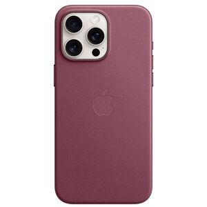 Capa para iPhone 15 Pro Max com MagSafe em Tecido FineWoven Vermelho Amora - Apple - MT4X3ZM/A