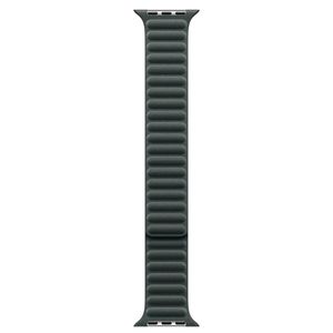 Pulseira de Elos Magnéticos para Apple Watch 45 mm em Poliéster Verde-perene P/M - MTJC3AM/A