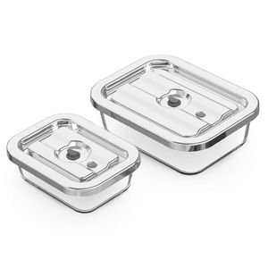 Jogo de Potes Herméticos de Vidro com 02 Peças Electrolux - 41050659