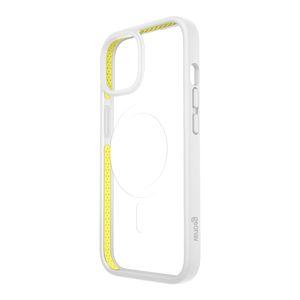 Capa para iPhone 15 Impact Pro em TPU e Policarbonato Branca - Geonav - IPI15WT