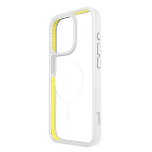 Capa para iPhone 15 Pro Impact Pro em TPU e Policarbonato Branca - Geonav - IPI15PWT