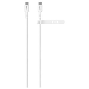 Cabo Links Reforçado para USB-C em Silicone Branco - Laut - LTLKCC