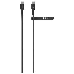 Cabo Links Reforçado para USB-C em Silicone Preto - Laut - LTLKCC