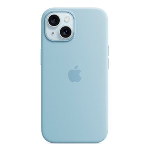 Capa para iPhone 15 Plus com MagSafe em Silicone Azul-claro - Apple - MWNH3ZM/A