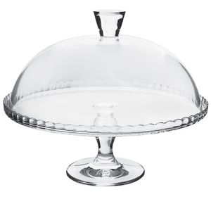 Prato para Bolo com Tampa Patisserie Transparente - Pasabahce