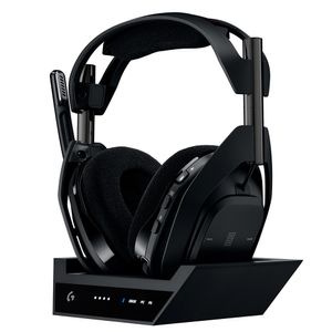 Headset com Base de Carregamento Gamer Sem Fio ASTRO A50 X Preto - Logitech - 939002126