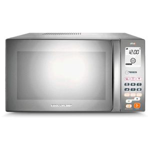 Micro-ondas Brastemp Ative 38 Litros Espelhado com Grill Inox - BMJ38AR