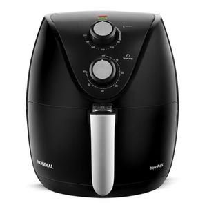 Fritadeira Elétrica Sem Óleo Mondial New Pratic Preta AF-31 3,5L 1500W 76426-02