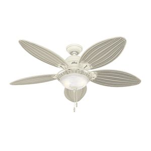 Ventilador de Teto Residencial Caribbean Breeze Branco Hunter Fan Oficial