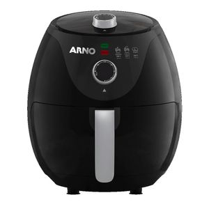 Fritadeira sem óleo Arno Airfry Easy Fry com 3,2 litros Hot Air e Cesto Removível Preta EZFP – 220 Volts