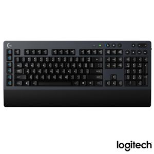 Teclado Mecânico para Jogos sem Fio com Multimídia e USB Preto - Logitech - G613