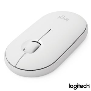 Mouse Óptico sem Fio Branco Pebble - Logitech - M350