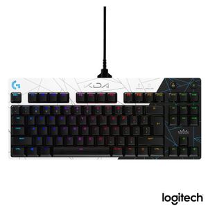 Teclado Mecânico RGB para Jogos Logitech G PRO GX Brown Tactile Edição K/DA League of Legends - 920-010074 - 920-01