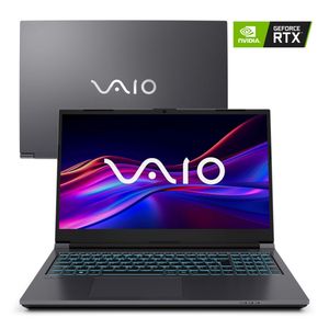 Notebook VAIO® FH15 Intel® Core™ i7-12650H Shell Efi GeForce RTX® 3050 16GB RAM 1TB SSD 15.6" FullHD - Cinza Escuro