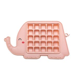 Forma de Gelo Divertida Infantil Elefante Rosa 25 Cavidades