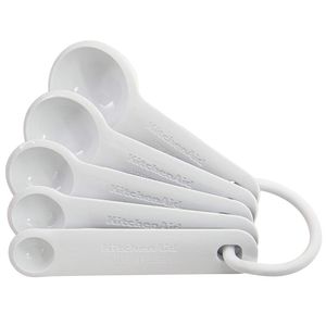 Conjunto de 5 Colheres Medidoras Luxo Vermelho KitchenAid