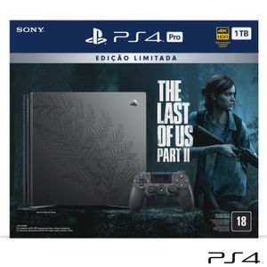 Console PlayStation® 4 Edição Limitada TLOU II + Controle DualShock®4 + Jogo + Voucher