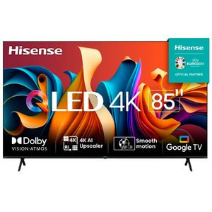 Smart TV Hisense QLED 4K UHD 85" Polegadas 85Q6N com Sleep Timer, Entrada HDMI e Wi-Fi