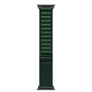 Pulseira Loop Alpina para Apple Watch 49 mm em Titânio e Fluorelastômero Verde-escura M - MYPR3AM/A