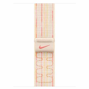 Pulseira Loop Esportiva Nike para Apple Watch 40 mm em 68% de trama de nylon Estelar e Rosa - MC1Q4AM/A