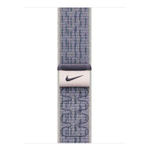 Pulseira Loop Esportiva Nike para Apple Watch 40 mm em 68% de Trama de Nylon Cinza e Azul - MC1G4AM/A