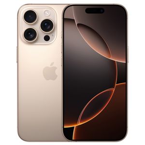 iPhone 16 Pro Apple (512GB) Titânio-deserto,Tela de 6,3", 5G e Câmera de 48MP