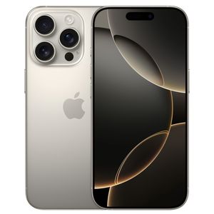 iPhone 16 Pro Apple (512GB) Titânio natural, Tela de 6,3", 5G e Câmera de 48MP