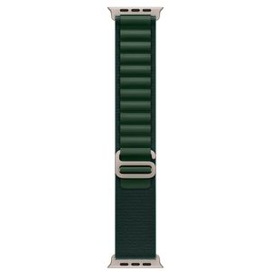 Pulseira Loop Alpina Verde-escura para Apple Watch 49 mm em Natural de Titânio G - MXMW3AM/A