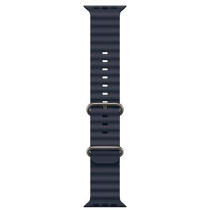 Pulseira Oceano Azul-Marinho para Apple Watch 49 mm em Natural de Titânio - MXTH3AM/A